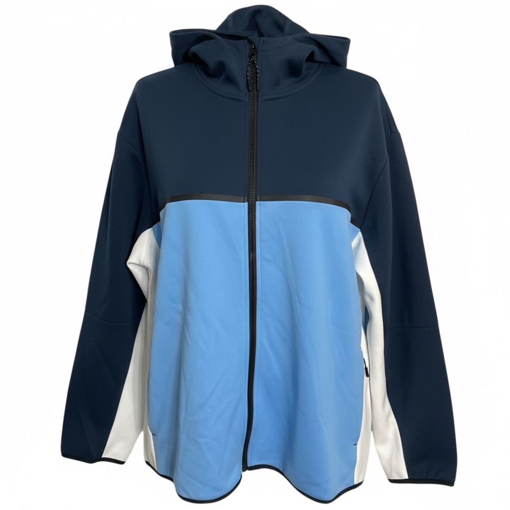 NWT Athletic Blue And White Windbreaker Jacket Men's SIZE 3 XL